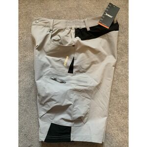 Men's Hiking Shorts Outdoor Ripstop Cycling Pants Quick Drying‎ Cargo 30 Gray